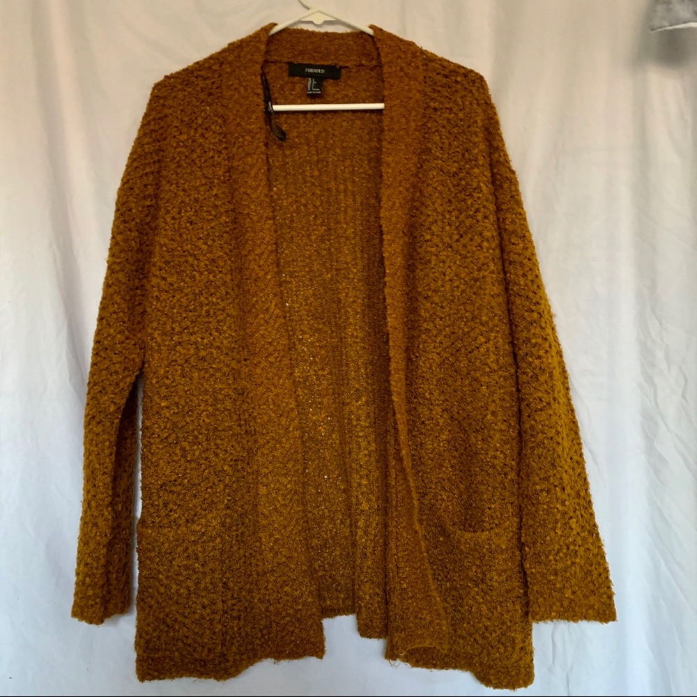 Mustard Knit Cardigan